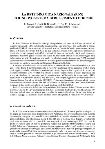 Relazione RDN